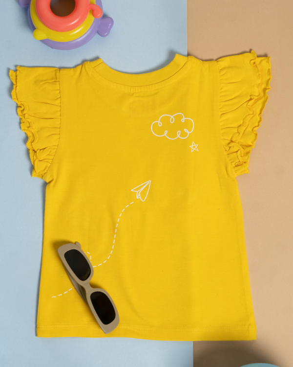 Rainbow Shirt UPF 50+ organic cotton kids clothing by HQ Saga, toddler sizes