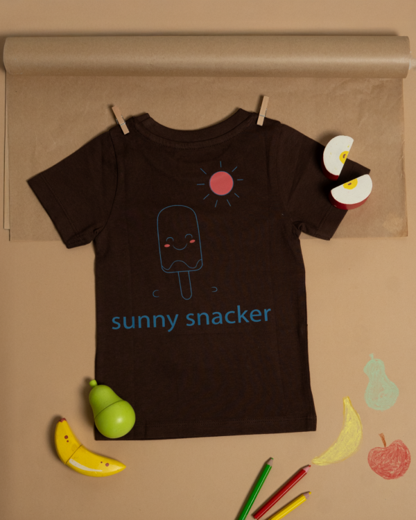 Sunny Snacker:  Popsicle Shirt UPF 50+ organic cotton kids clothing by HQ Saga, toddler sizes