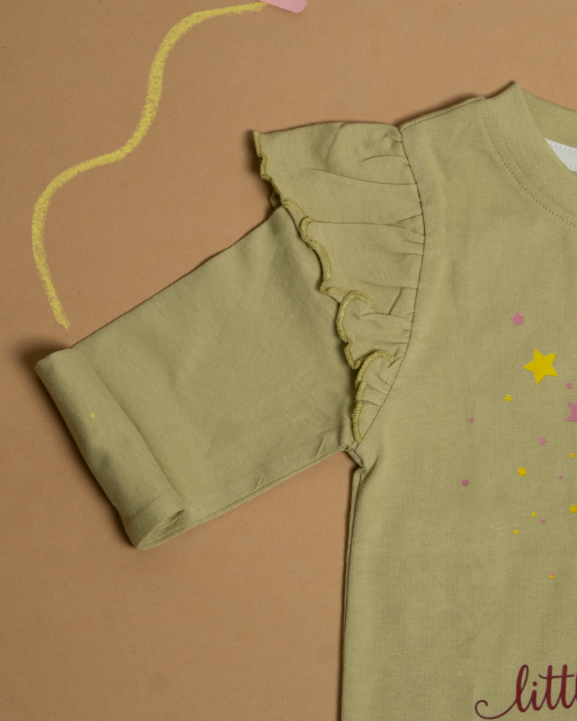 Little Sparkle UPF 50+ organic cotton kids clothing by HQSAGA™, toddler sizes