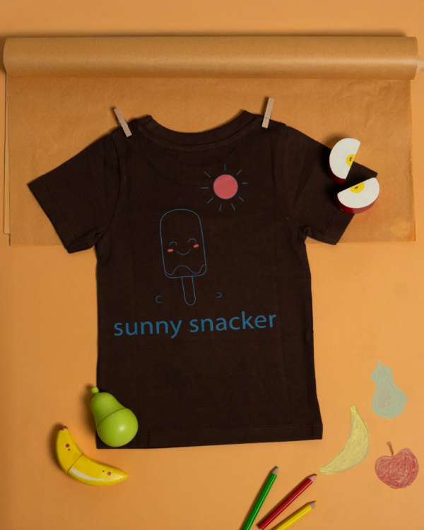 Sunny Snacker:  Popsicle Shirt UPF 50+ organic cotton kids clothing by HQ Saga, toddler sizes