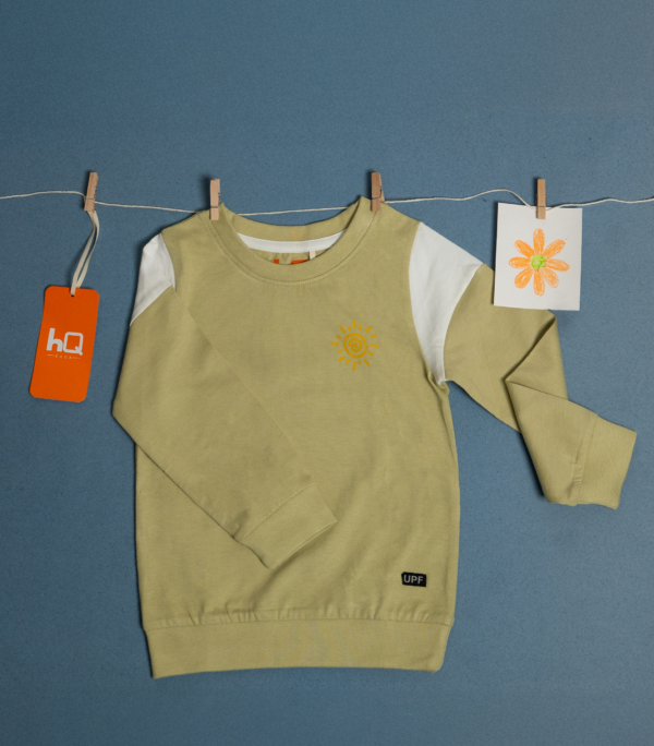 Sheep Shirt UPF 50+ organic cotton kids clothing by HQ Saga, toddler sizes