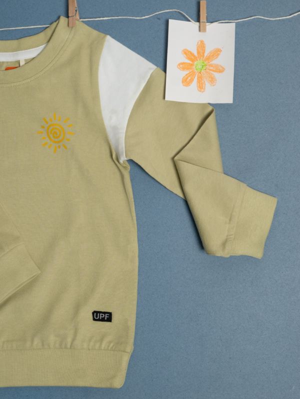 Sheep Shirt UPF 50+ organic cotton kids clothing by HQ Saga, toddler sizes